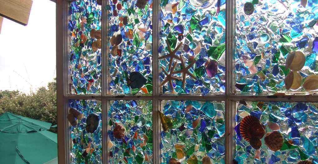 Broken glass art | DIY Creative Crafts